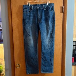 Levi's Men's 514 Straight Fit Blue Jeans 38X32